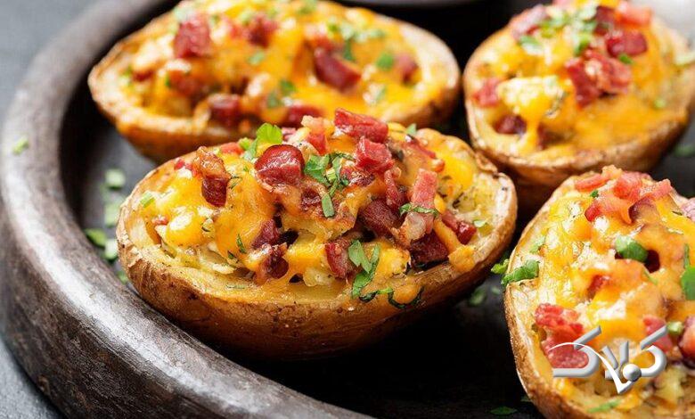 سیب زمینی شکم پر