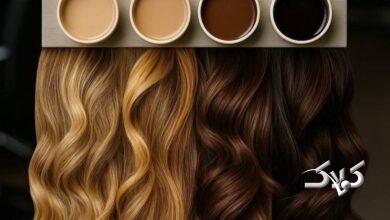 رنگ موی نسکافه ای