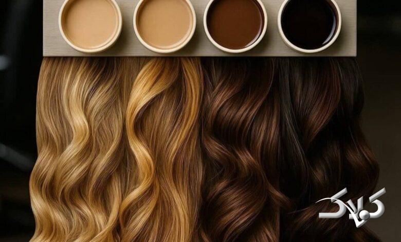 رنگ موی نسکافه ای