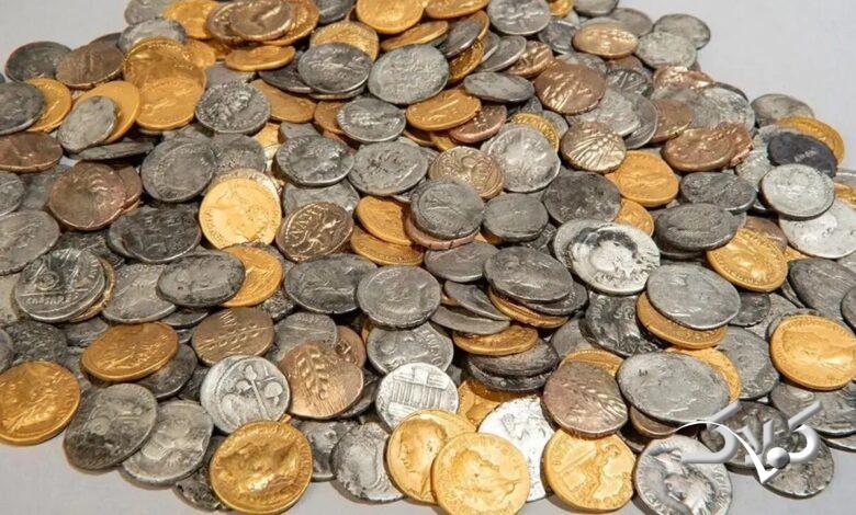 گنج سکههای رومی