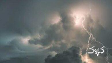 پیشبینی باد شدید، رعد و برق و تگرگ در استان ایلام