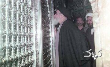 تشرف تاریخی امام خمینی(ره) به حرم حضرت عبدالعظیم(ع)