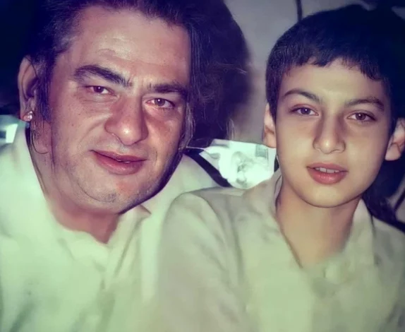 ارژنگ امیرفضلی و پدرش