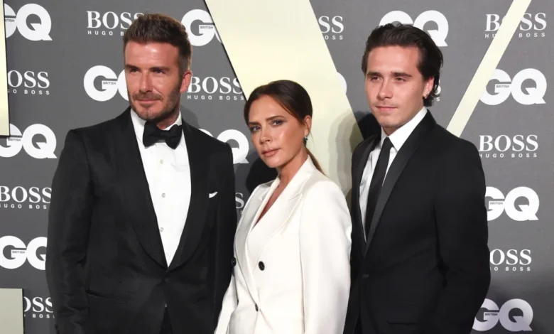 بروکلین بکام و و پدر و مادرش