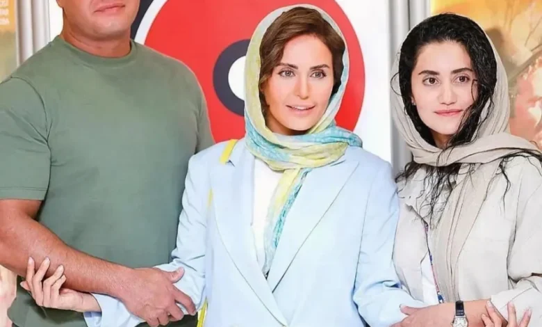 الناز شاکردوست و خواهر و برادرش