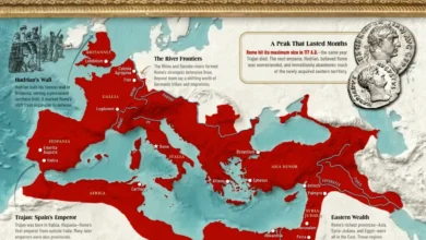 نقشه روم باستان در دوران اوج