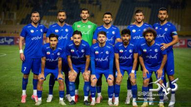 حمایت بازیکن گابنی تیم فوتبال استقلال از ایران + عکس