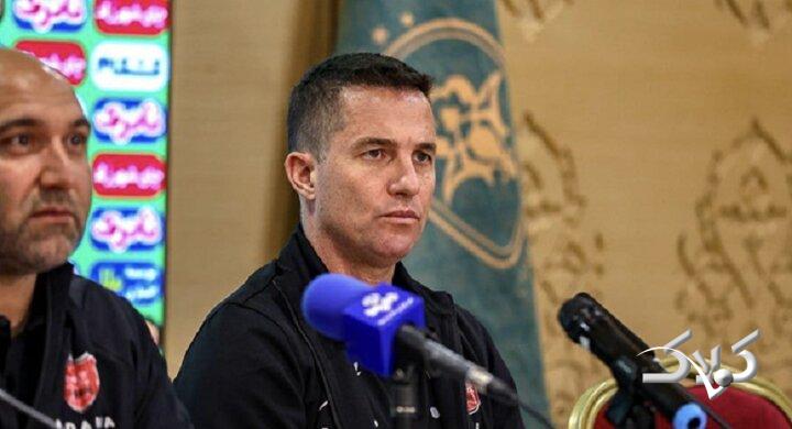سرمربی پرسپولیس: آرزوی آرامش برای ایران دارم