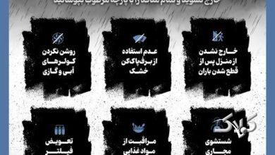 در مواجهه با بارش باران اسیدی چه کنیم؟ +اینفوگرافیک