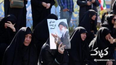 تجمع مردم تهران در عزای شهادت رهبر معظم انقلاب