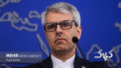 برگزاری نشست سخنگوی وزارت خارجه در مدرسه آسیب دیده در جنگ
