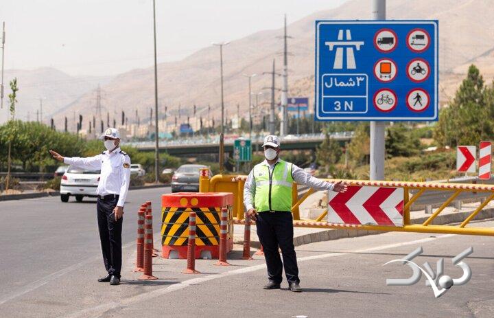 محدودیت تردد در جاده چالوس