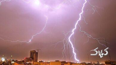 رعد و برق مهمان اردبیل؛ مراقب صاعقه باشید