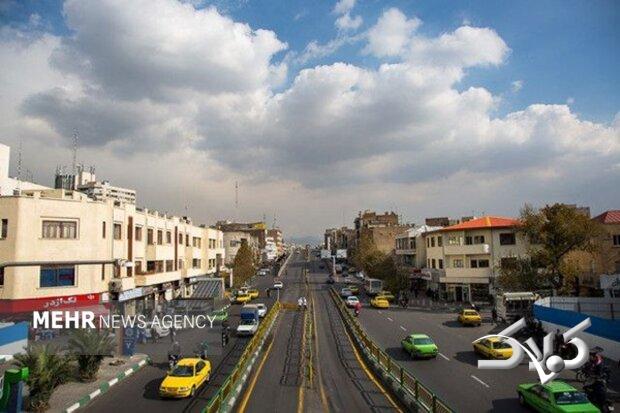 هوای تهران در وضعیت قابل قبول قرار دارد
