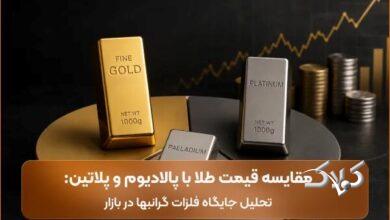 مقایسه قیمت طلا با پالادیوم و پلاتین؛ تحلیل جایگاه در بازار