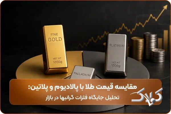 مقایسه قیمت طلا با پالادیوم و پلاتین؛ تحلیل جایگاه در بازار