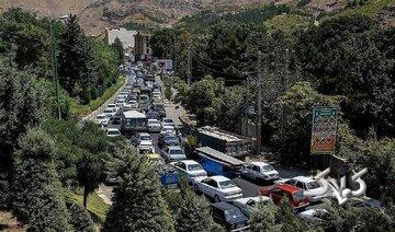 ترافیک سنگین جادهها اعلام شد