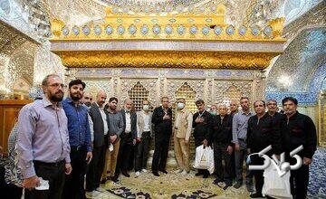 هنر ایرانیها در حرم سفیر امام حسین(ع) + تصاویر