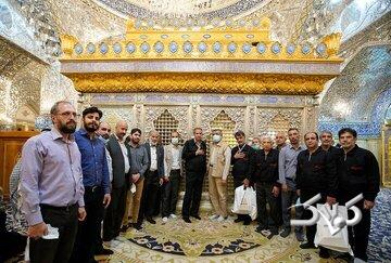 هنر ایرانیها در حرم سفیر امام حسین(ع) + تصاویر