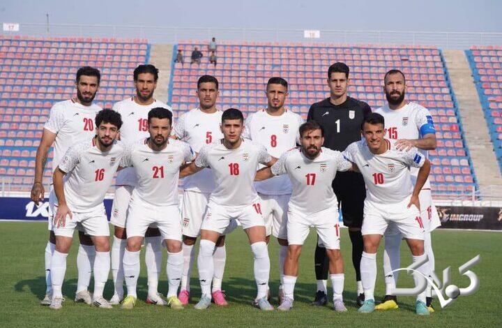 همخوانی ملیپوشان ایران با سرود ملی