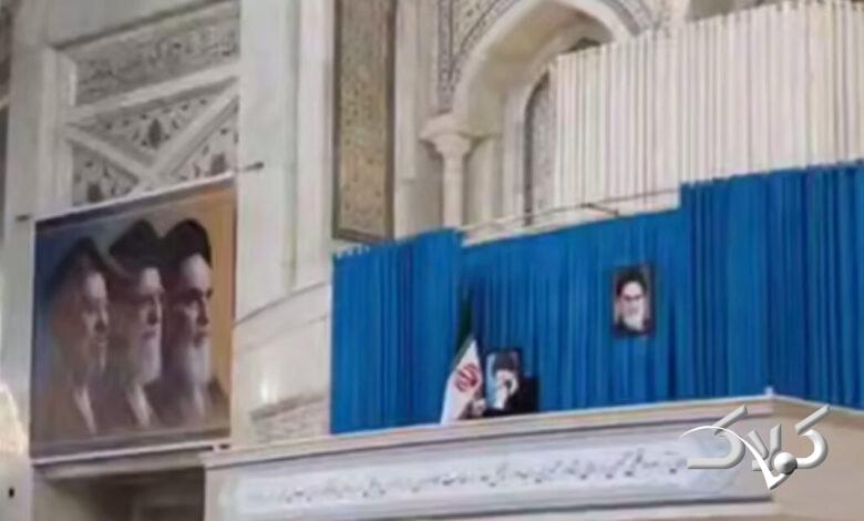 صندلی خالی رهبر شهید انقلاب در مراسم ارتحال +ویدیو