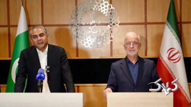 اسکندر مومنی و سید محسن نقوی، وزای کشور ایران و پاکستان
