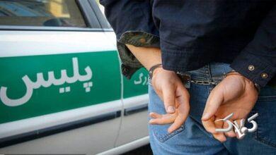 تعقیب و گریز پلیس و دستگیری سارق زن