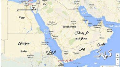 نقشه -باب المندب