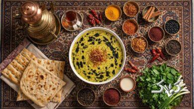 طرز تهیه آش قوچانی