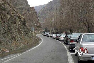 وضعیت ترافیکی جادههای منتهی به تهران
