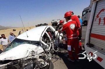 تصادف مرگبار پژو ۲۰۷ با وانت بار/ آمار جان باختگان و مصدومان
