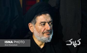 برادر رهبر شهید انقلاب در مراسم سالگرد محتشمی پور+ عکس