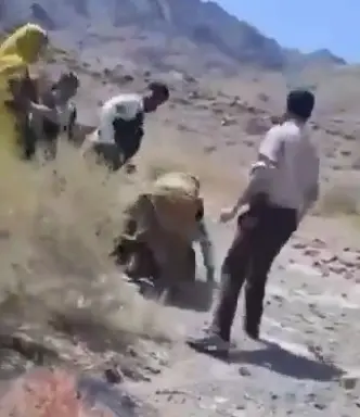 برخورد با زن بلوچ