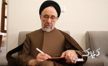 خاتمی به سروش تسلیت گفت