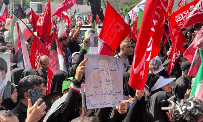 پای «مذاکره» به مراسم تشییع پیکر رهبر شهید باز شد +عکس
