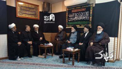 دیدار فرزندان آیتالله سیستانی با فرزند ارشد رهبر شهید در نجف