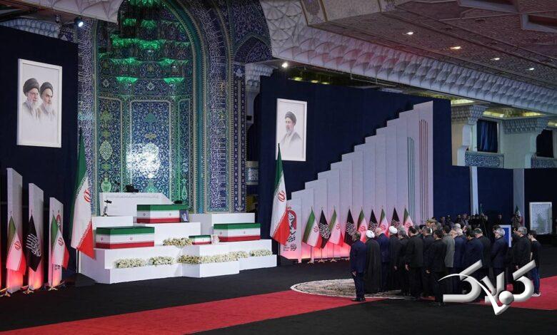 سران قوا در مراسم رهبر شهید