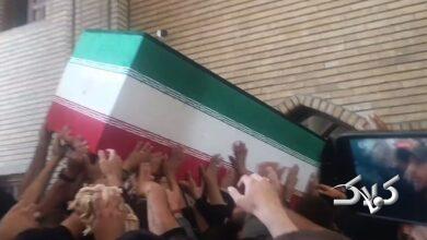 پیکر رهبر شهید