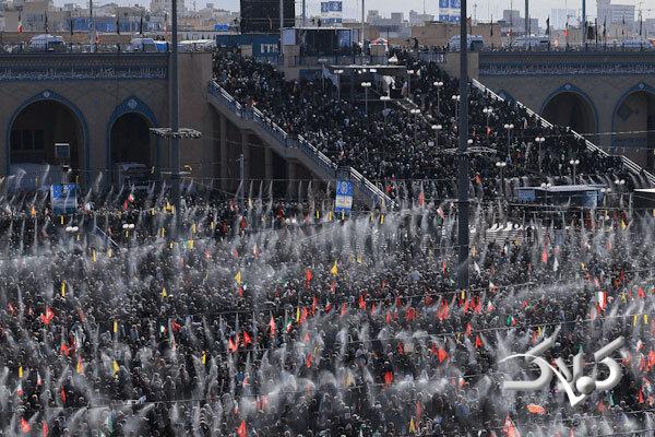تشییع رهبر شهید - مصلای تهران - مصلی
