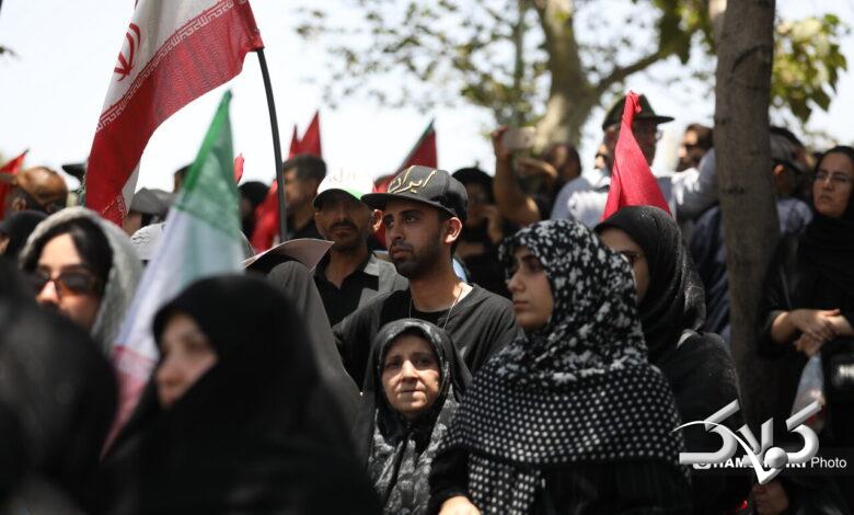 مراسم تشییع پیکر مطهرآیتالله سیّدعلی خامنهای در تهران