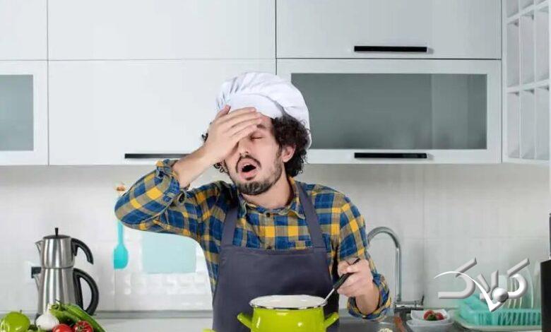 بوی سوختگی غذا