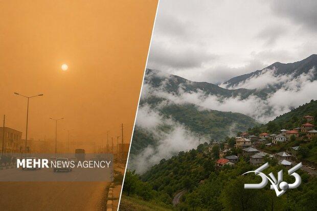 هشدار نارنجی در استان سمنان؛ از گرما و گردوخاک تا رگبار و رعدوبرق