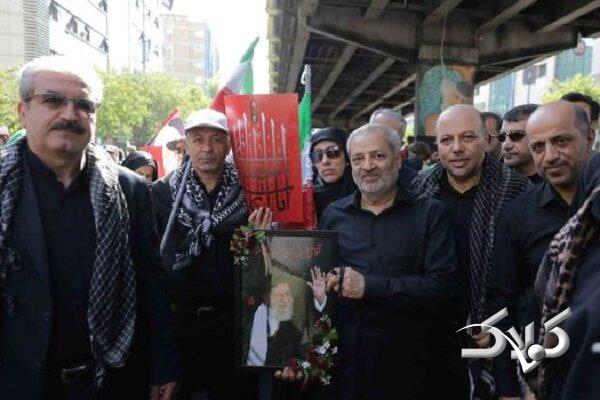 حضور وزیر آموزش و پرورش در مراسم تشییع رهبر شهید انقلاب