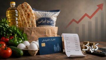 جدیدترین خبر درباره افزایش رقم کالابرگ الکترونیکی/ تورم جلو زد، کالابرگ جا ماند