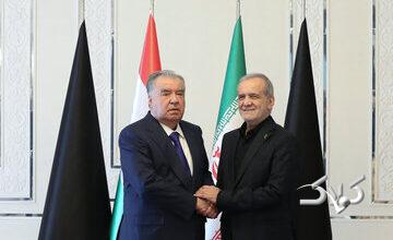 پزشکیان: ایران خانه دوم مردم تاجیکستان است/ امامعلی رحمان: روابط ایران و تاجیکستان باید گسترش پیدا کند