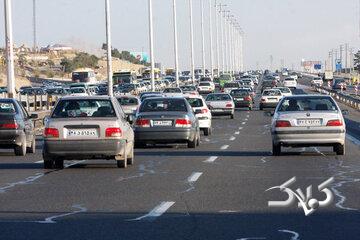 ترافیک پرحجم و سنگین در خروجیهای مشهد