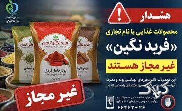هشدار؛ پودرهای ادویه و فرآوردههای غذایی با این نام غیرمجاز هستند