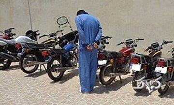 سرقت حرفهای موتورسیکلت با ترفند عجیب