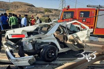 برخورد مرگبار تیبا با پراید/ آمار جان باختگان و مصدومان