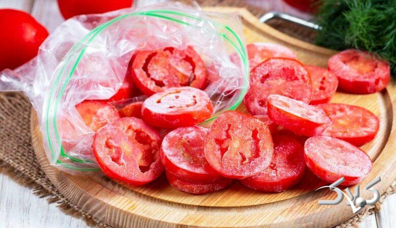 بهترین روش نگهداری گوجه فرنگی در فریزر با ماندگاری یکساله
